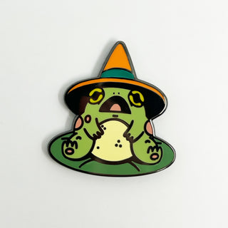 Hazard Frog Pin