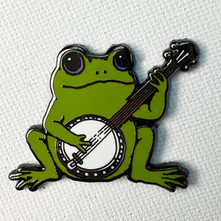 Banjo Frog PIn