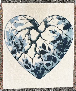 Porcelain Heart Blanket