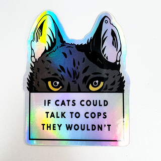 Cats Cops Sticker