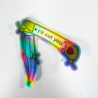 Cut Sticker (Holographic)