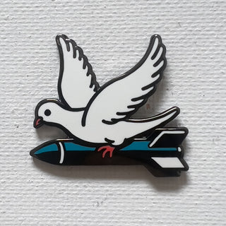 Dove Of War Pin