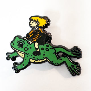 Frog Rider Pin