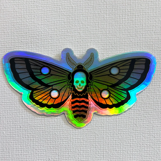 Death's Head Moth Sticker