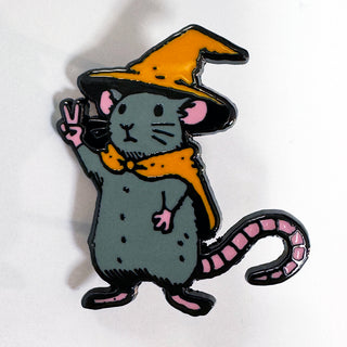 Wizard Rat Pin