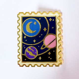 Cosmic Stamp Pin