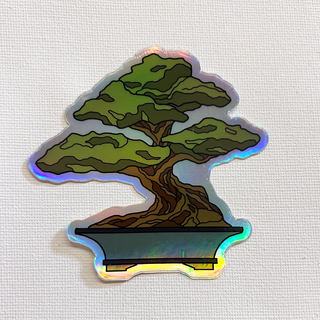 Holographic Bonsai Sticker