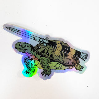 Turtle Sticker (Holographic)