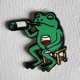 Wine Frog Pin