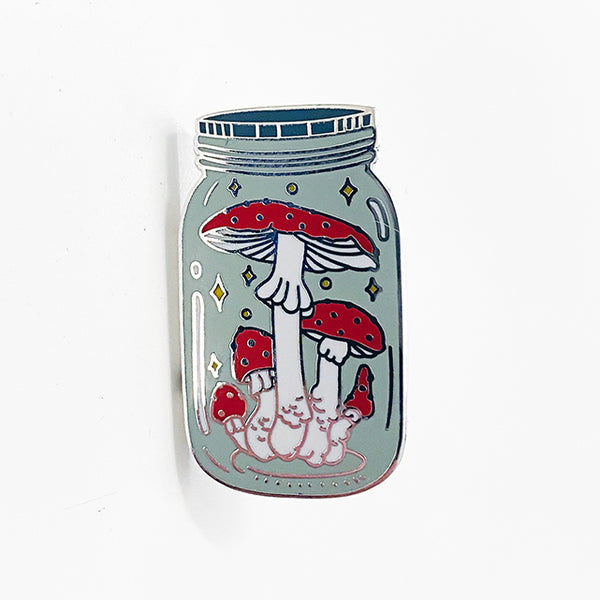 Strike Gently Co - Shroom Jar Pin